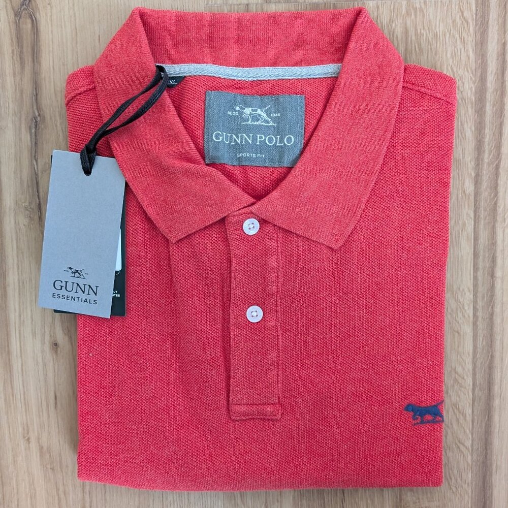 NWT Rodd & Gunn The Gunn Polo Shirt, Sports Fit – Men’s XXL – Red